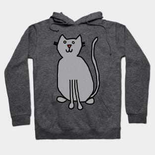 Cat Silver Hoodie